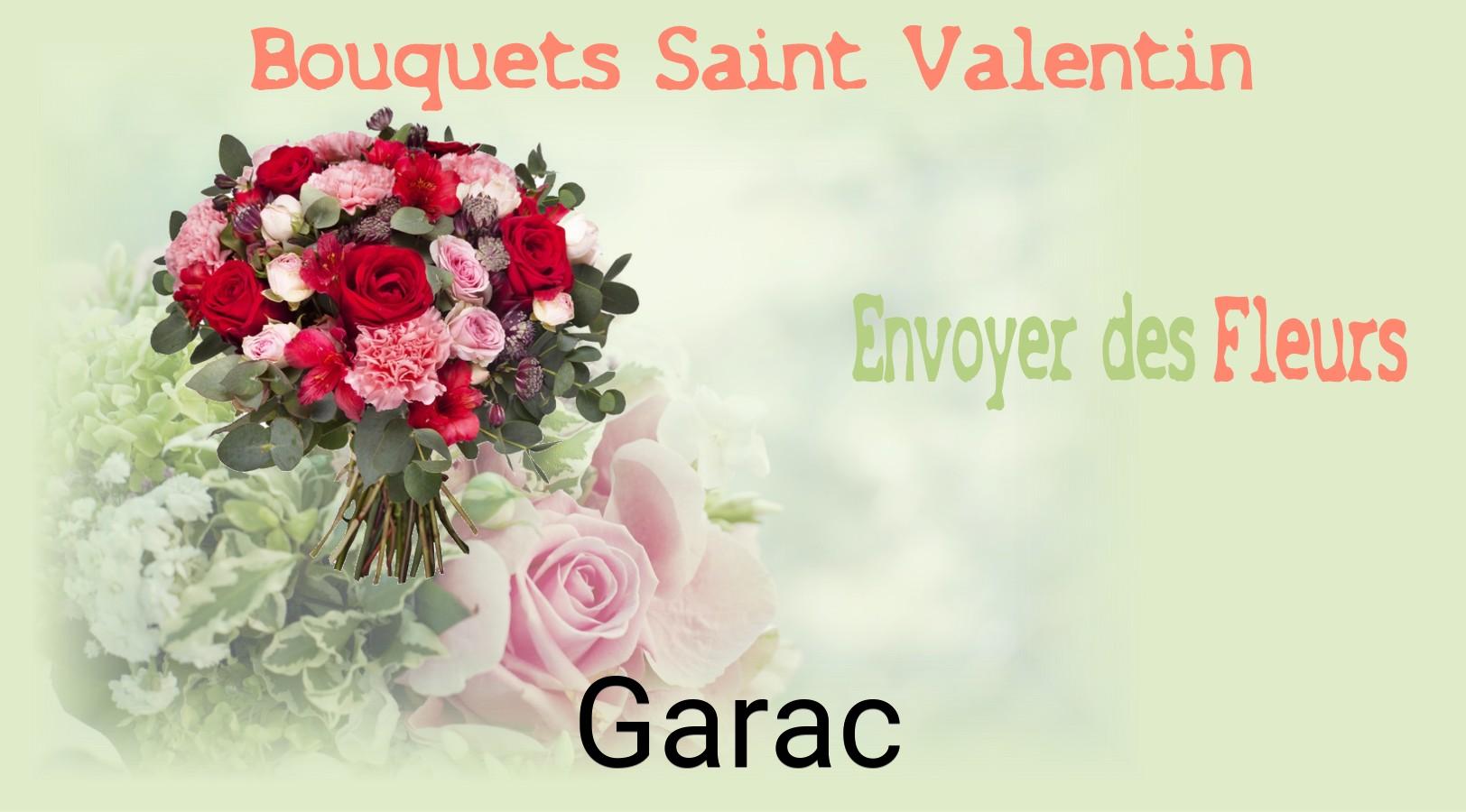 Roses de Saint-Valentin livrées à Garac